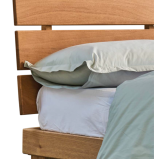 Letto legno massello Malatesta, giroletto o testata