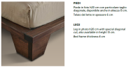 Letto legno massello Zen