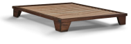Letto legno massello Zen
