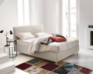 Letto matrimoniale Manuel imbottito con ampio contenitore - Gardinistore.it