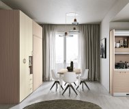 Letto a scomparsa matrimoniale Spazio Prof. 62