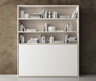 Libreria letto Singolo a Scomparsa Orizzontale Spazio Prof.39