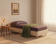 Letto sommier imbottito singolo e matrimoniale