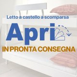 Letto a castello a scomparsa Apri