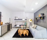 Letto a scomparsa a castello Open Metal in acciaio