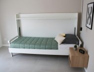 Letto singolo a scomparsa Apri