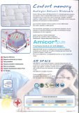 Materasso Confort-Memory sfoderabile, anallergico e antiacaro