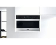 Microonde steam finitura in vetro nero da 60 cm Whirlpool - W7MN840