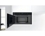 Microonde steam finitura in vetro nero da 60 cm Whirlpool - W7MN840