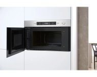 Microonde steam finitura in vetro nero da 60 cm Whirlpool - W7MN840 | Gardinistore.it