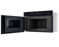 Microonde steam finitura in vetro nero da 60 cm Whirlpool - W7MN840