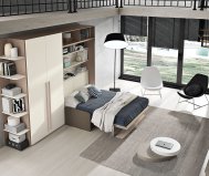 SPACE BED SOFA double bed vertical P62