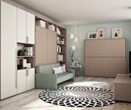 SPACE BED SOFA double bed vertical P62