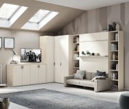 SPACE BED SOFA double bed vertical P39