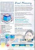 MATTRESS DUAL MEMORY removable hypoallergenic anti-mite