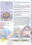 MATTRESS COMFORT MEMORY removable