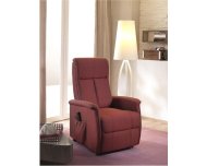 Poltrona relax Margherita 2 motori con ruote - colore rosso