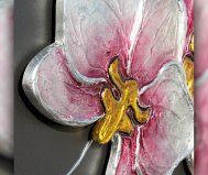 quadro orchidea argento pintdecor