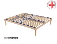 Rete fissa ortopedica in legno Arno