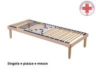 Rete fissa in legno Arno | Rete ortopedica Dispositivo Medico