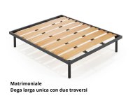 Rete Lyra a doghe larghe in legno - tutte le misure