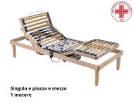 Rete motorizzata in legno Arno | Rete elettrica ortopedica Dispositivo Medico