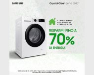 Samsung Lavatrice 8 kg EcoBubble con Wi-Fi, Vapore Igienizzante, 1400 giri/min, Classe A - WW80CGC04DAE