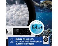 Samsung Lavatrice 8 kg EcoBubble con Wi-Fi, Vapore Igienizzante, 1400 giri/min, Classe A - WW80CGC04DAE