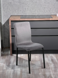 Sedia Glamour New imbottita color grafite | Gardinistore.it