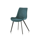 Sedia Malaga in microfibra effetto velluto