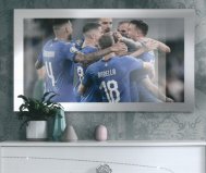 Specchio TV cornice quadrata