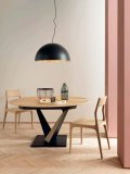 Tavolo in legno tondo allungabile modello KIM