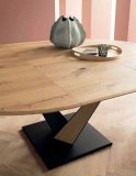 Tavolo in legno tondo allungabile modello KIM