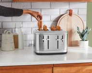 Tostapane 4 Fette KitchenAid 5KMT4109ESX Acciaio Inox 7 Dorature | Gardini Store
