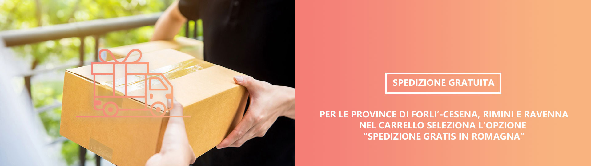 spedizione gratuita in romagna